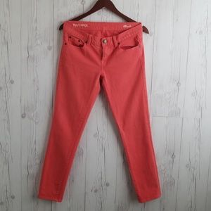 J. Crew • 8" Toothpick Jean In Garment-Dyed Twill